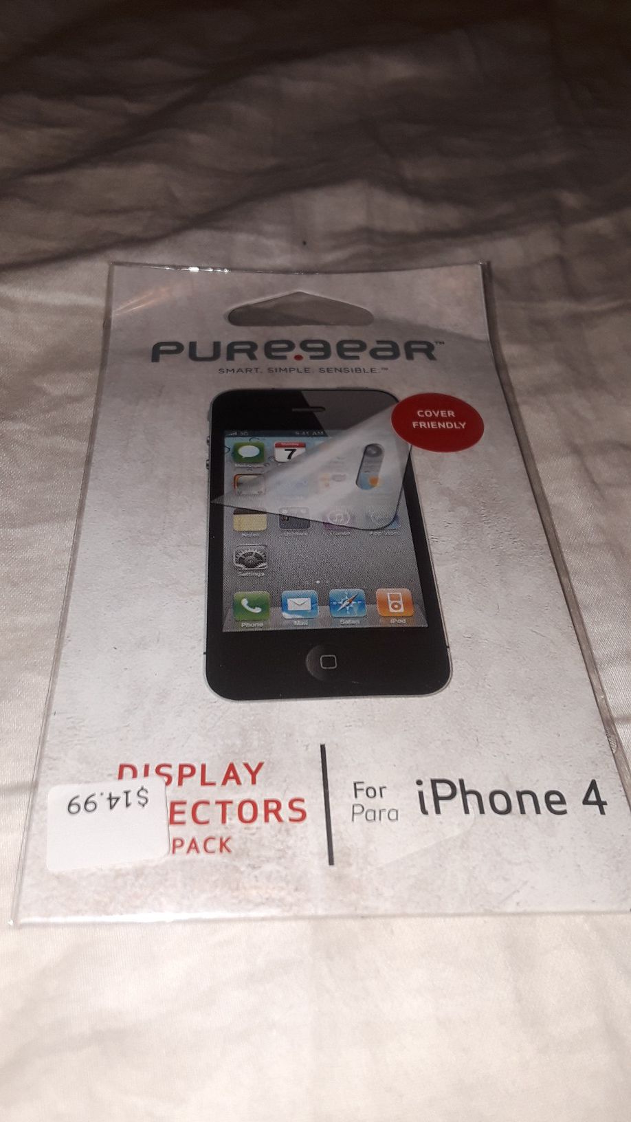 iPHONE 4 Screen Protector - PURE.GEAR [3-Pack]