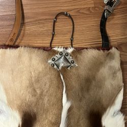 Antelope Fur And Leather Tote 