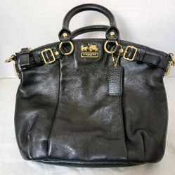 Coach Designer Madison Lindsay Satchel Crossbody Purse Handbag