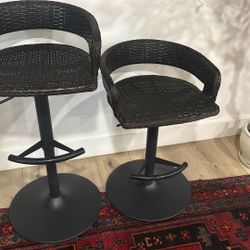 Woven Barstools