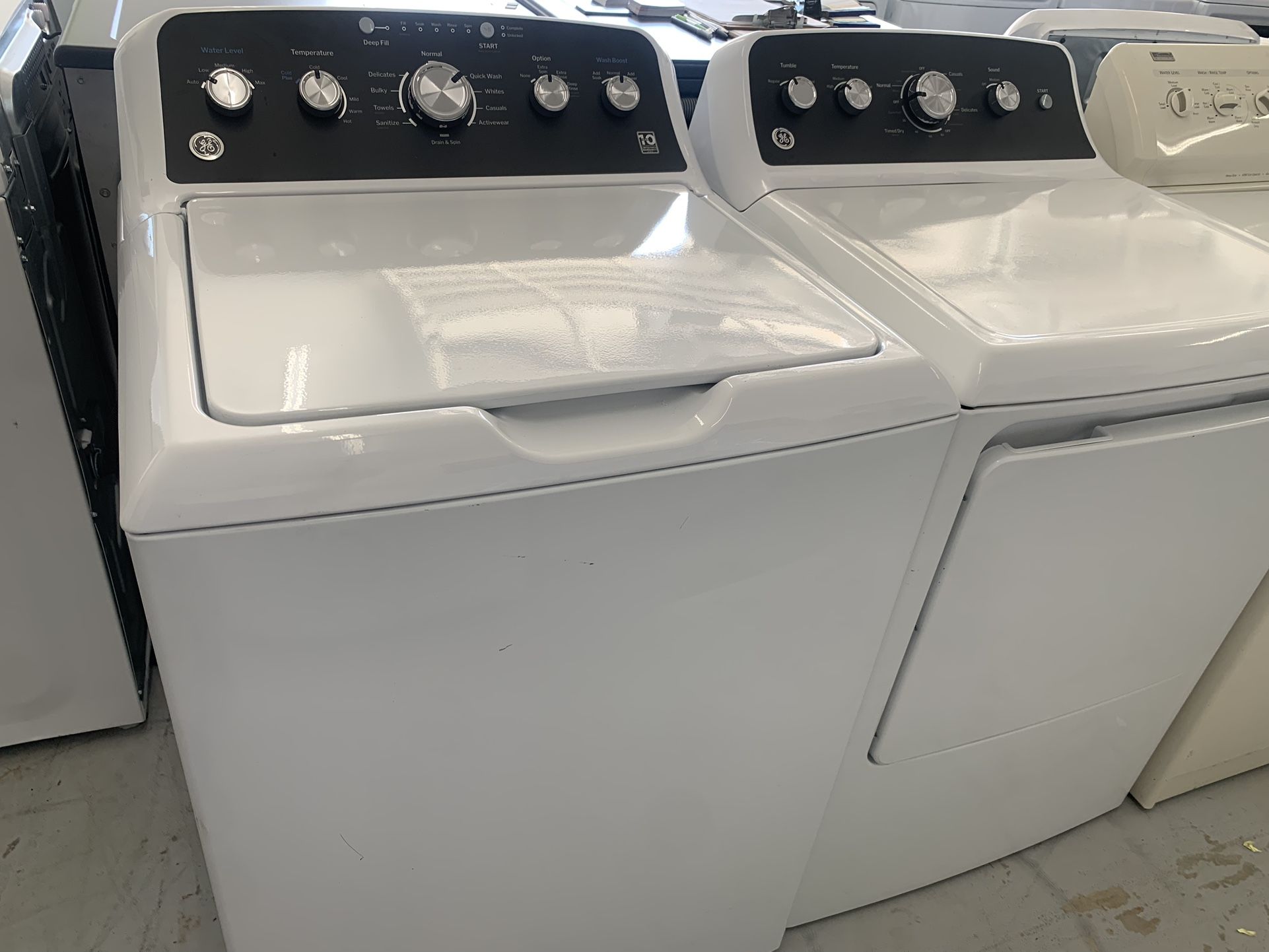 NEW WASHER AND DRYER