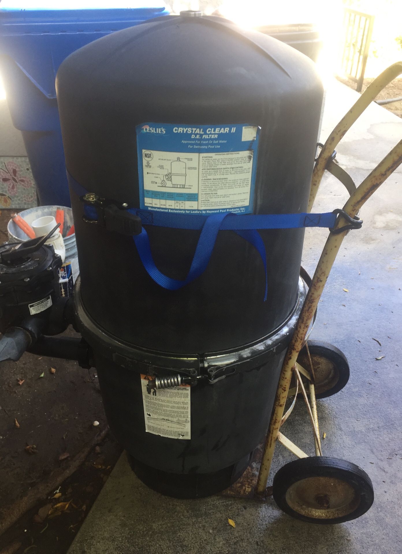 LESLIES CRYSTAL CLEAR II D.E. POOL FILTER For Sale In Los Angeles, CA ...