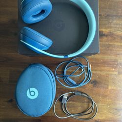 Beats by Dr. Dre Beats Solo3 Headband Wireless Headphones - Pop Blue