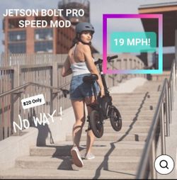 JETSON BOLT PRO SPEED MOD 19MPH Increase Your Speed!!