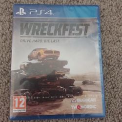 PS4 Wreckfest Game - Brand New Factory-sealed
