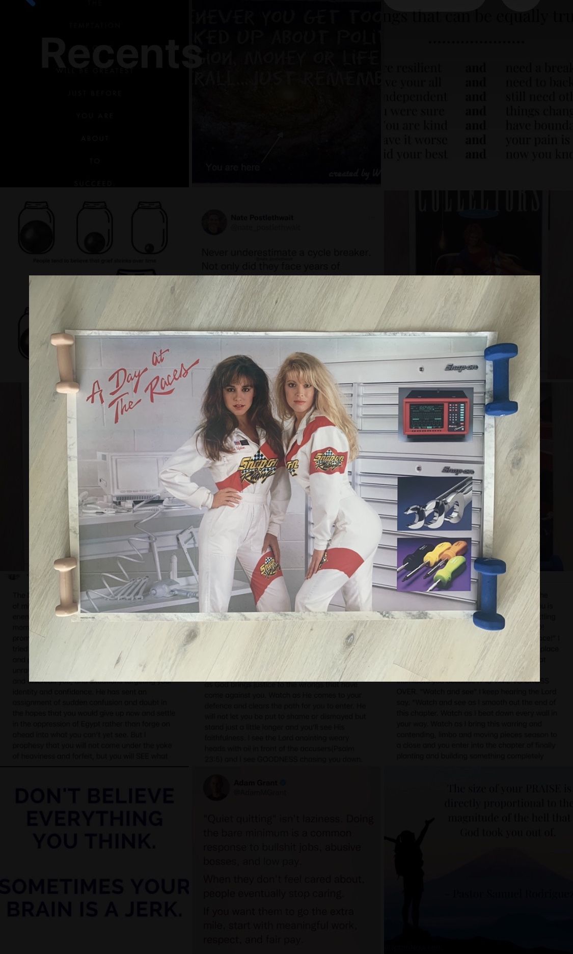 ⭐️ Miss SNAP ON TOOLS Racing Poster! ⭐️