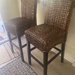 Wicker Bar Stools