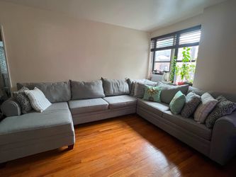 Bobs Discount Laurel Sectional w/ Full Sleeper