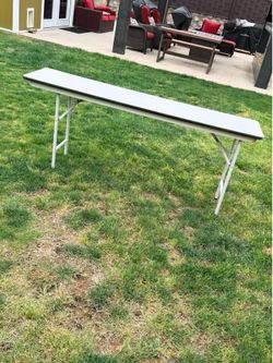 Folding Table  – 72" Table Top Length x 18"