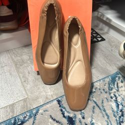 Tan Antonio Melanie Flat Size 8.5