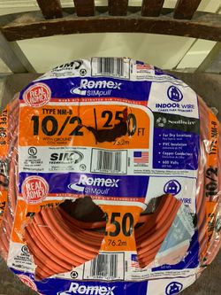 ⚡ 10/2 Romex SIMpull 250ft – Brand New! ✅