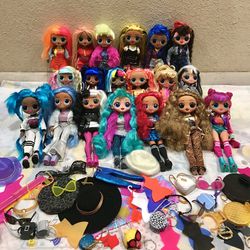 L.O.L Suprise OMG Fashion Dolls Complete Collection.