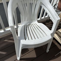 2 Plastic Chairs For $10