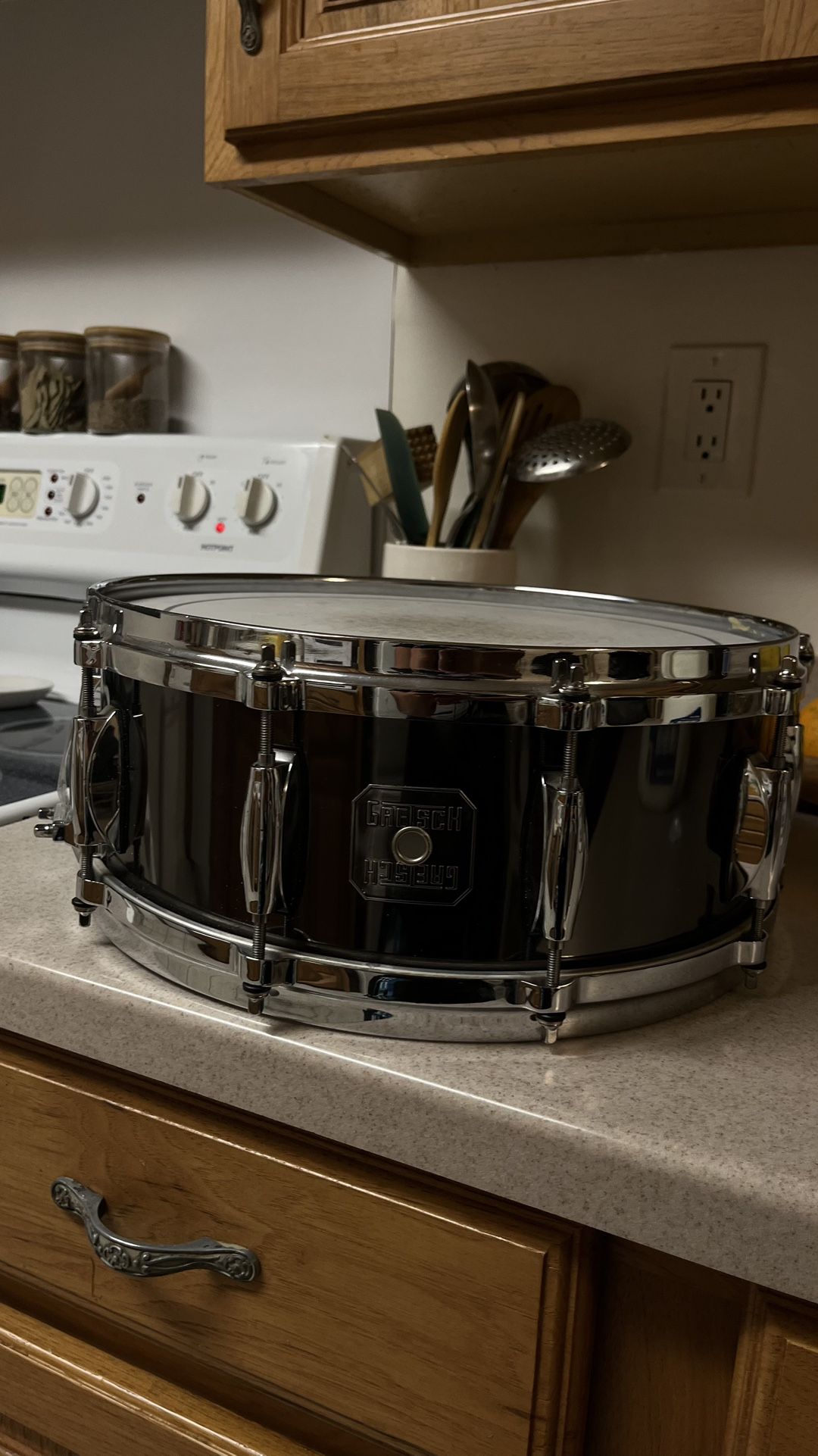 gretsch crystal stone 14” snare