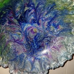 Multi-colored Made With Epoxy