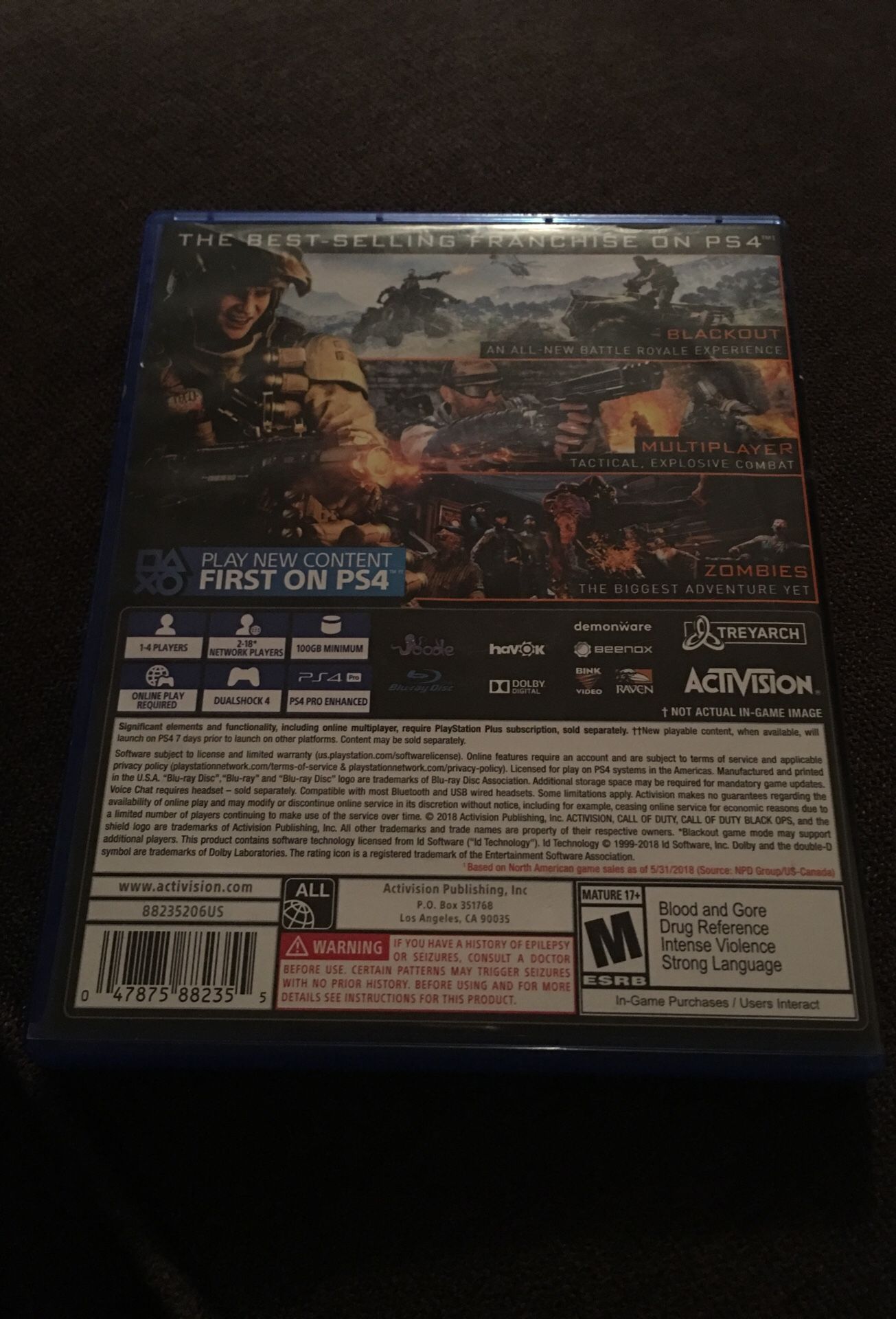 Call of duty black ops 4