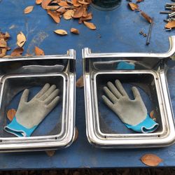 75 To 78 Chevy Trucks Headlight Bezel Good Shape 