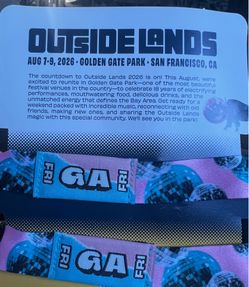 Outside Lands 2026 - 2 x Friday GA