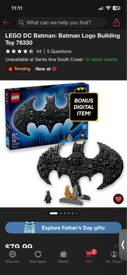 Lego DC Batman: Batman Logo Building & Lego Dc Batman: Batman vs Superman Batmobile