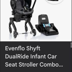 Evenflo Shyft DualRide Infant Car Seat Stroller Combo
