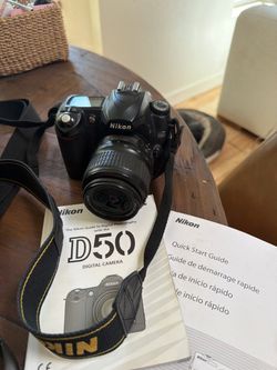 Nikon D50 DSLR Camera Kit + Sigma 24–70mm f/2.8 Lens, 2 Nikon Lenses & Accessories