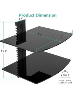 Small Floating Entertainment Shelves