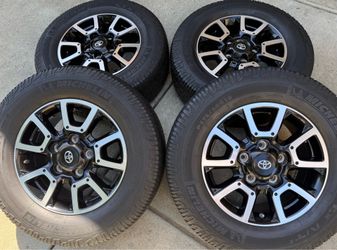 Toyota Tundra Wheels w/ 275/65R18 Michelin Tires