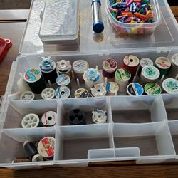 Sewing Tread Spools And Bobbins