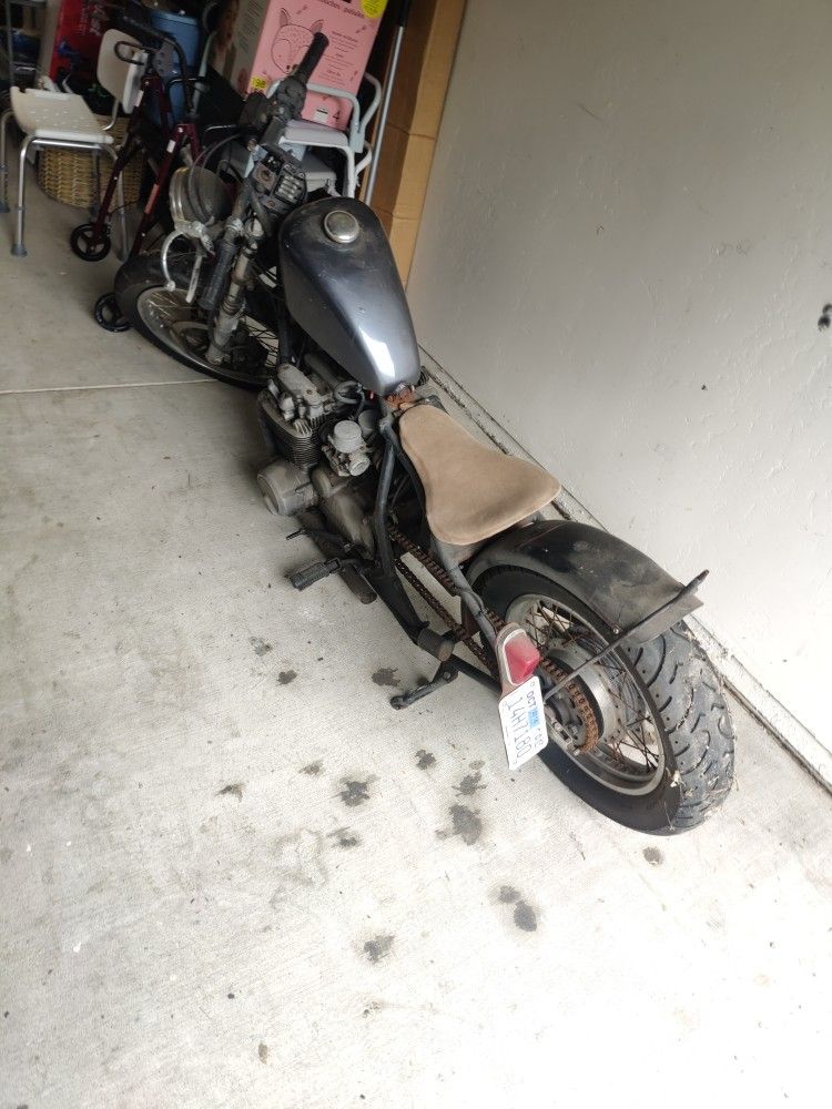 Old Honda Motorcycle