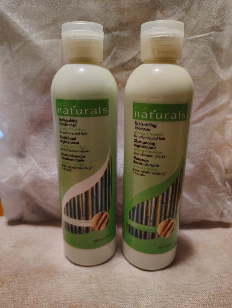 Avon Naturals Ginseng & Bamboo Shampoo & Conditioner Duo