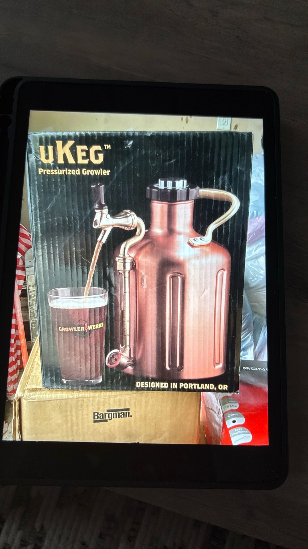 U keg Pressurized Growler