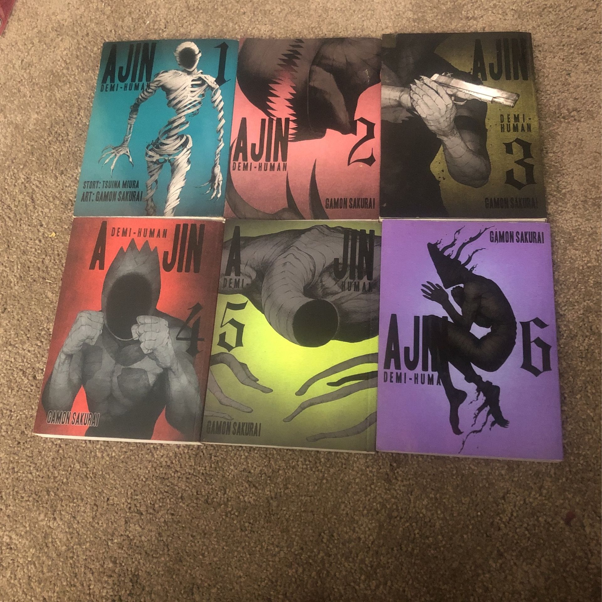 Ajin Manga Vol 1-6 for Sale in Ontario, CA - OfferUp