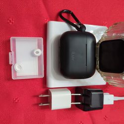 Apple Watch Series 4, Apple AirPods Pro 1st Generation with Wireless MagSafe Charging Case