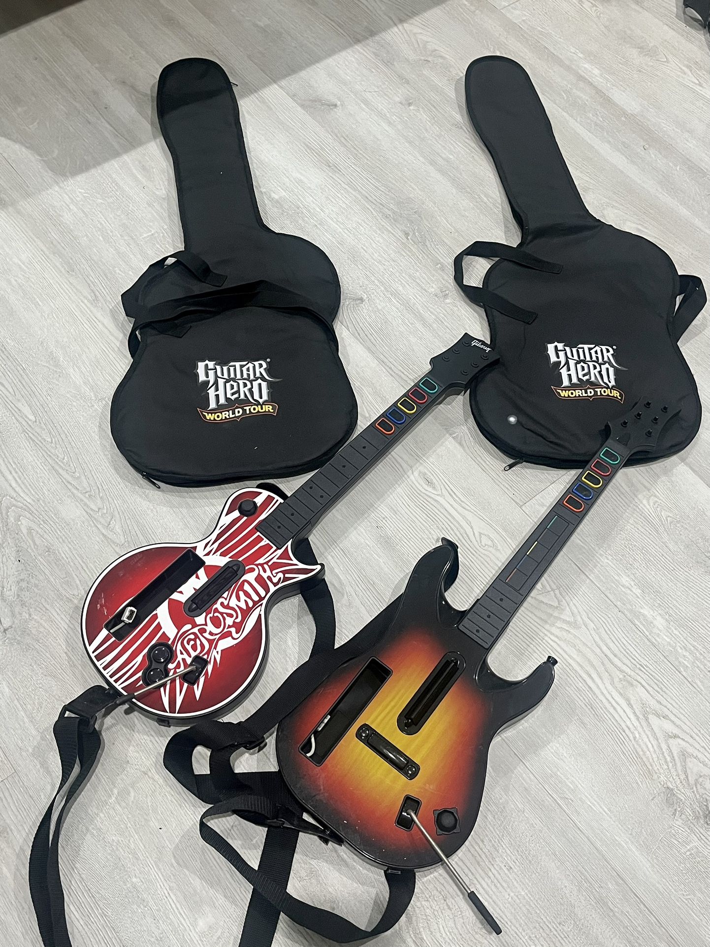 Guitar Hero Wireless Guitars w/Guitar Case