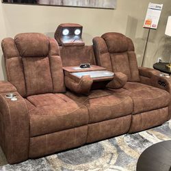 Wolfridge Brindle Power Reclining Sofa🚦Loveseat/Recliner Available🚦