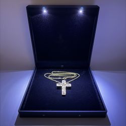 Iced Out Gold Jesus Necklace