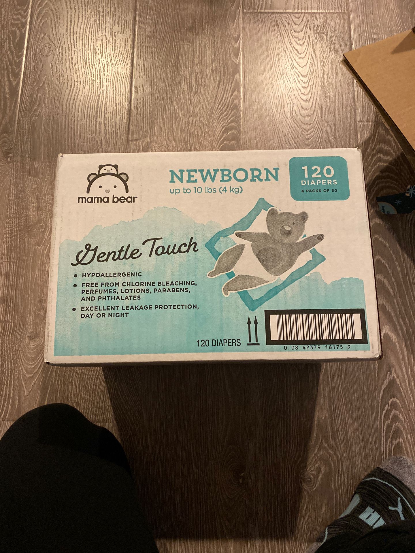 Newborn diapers. Brand new box of 120