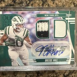 2025 Panini Absolute Tools of the Trade Breece Hall 2 patch auto /99