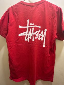 Stussy Basic Logo Red T-Shirt