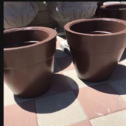 New Flower Pots Made Out Of Cement Perfect Gift 