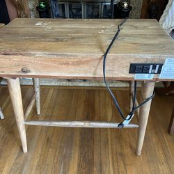 Small wood table with