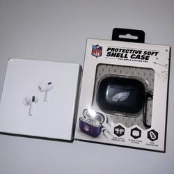 Philadelphia Eagles Silicone Case Cover & Apple Airpods Pro. Combo.