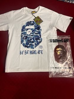 BAPE By Bathing Ape Camo Logo T-Shirt White