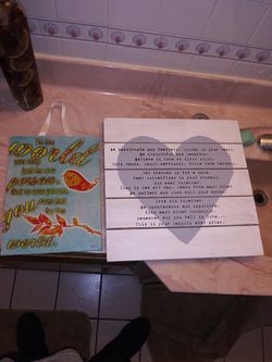 Household signs decorative wall art