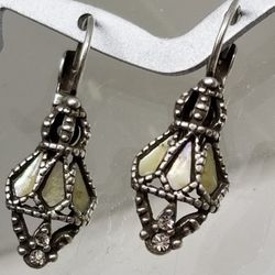 MOROCCAN STYLE LEVER BACK EARRINGS 