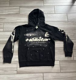 Hell Star Black And White Hoodie