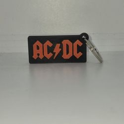 3D Printed ACDC Keychain 
