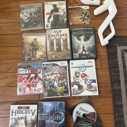 Variety of Games and shooter equipment