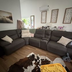 Gray Sectional 