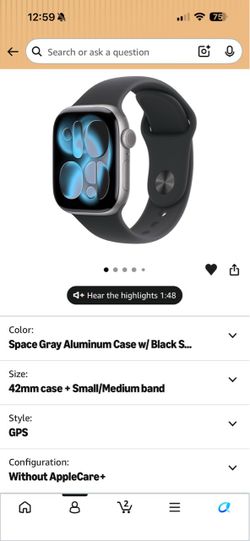 Apple Watch 11  (GPS 42mm) - Brand New, Unopened Box